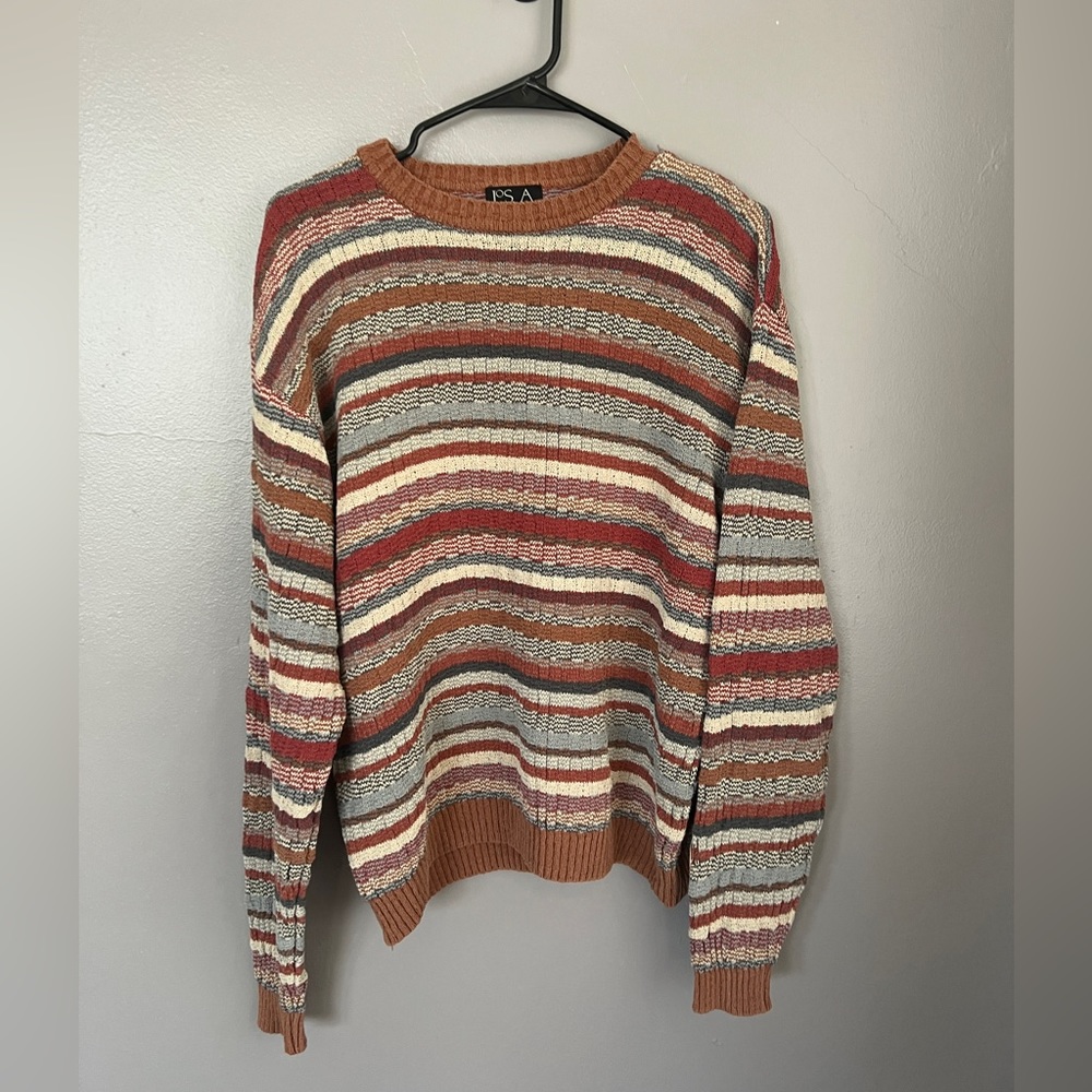 Joseph A Banks- Multicolored vintage, thrifted sweater